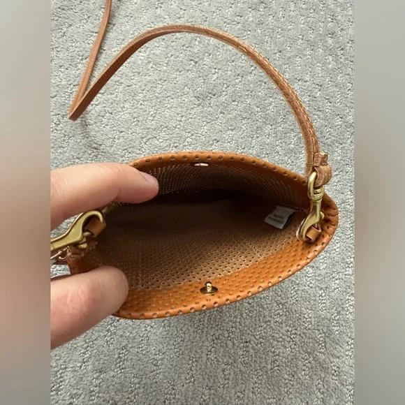 Clare V Leather Poche Cuoio Perf